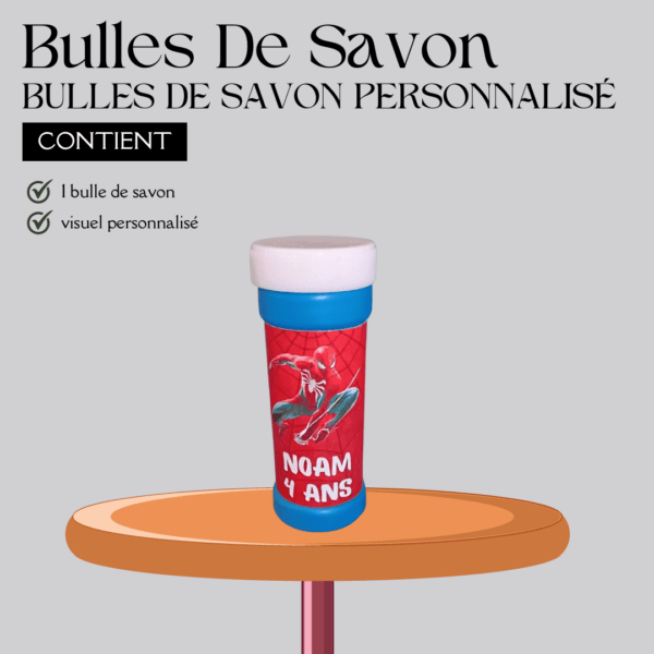 savon à bulle