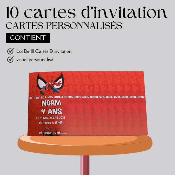 carte d'invitations