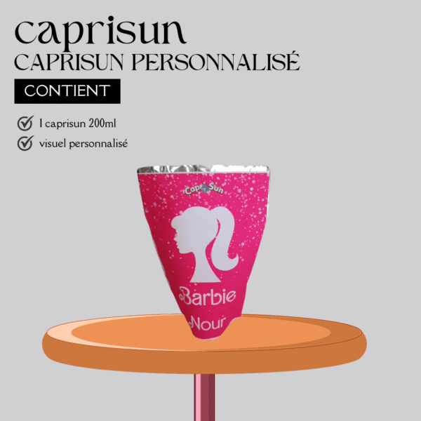 Capri sun personnalisé