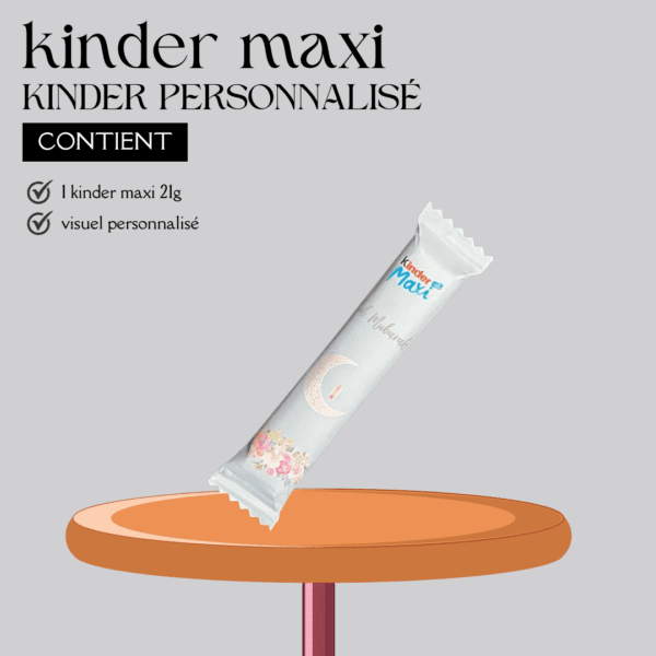 kinder maxi Personnalisé